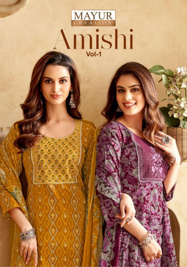 Mayur Amishi Vol-1 – Kurti Pant With Dupatta